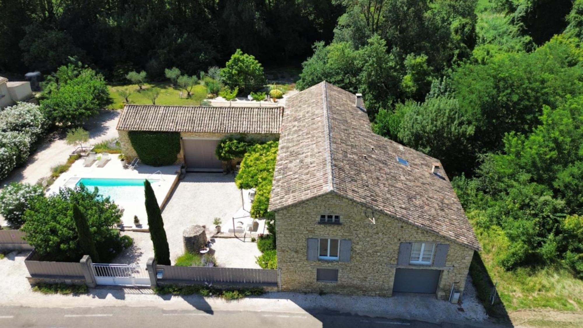Le Gite De Montagnac La Roque-sur-Cèze Exteriör bild