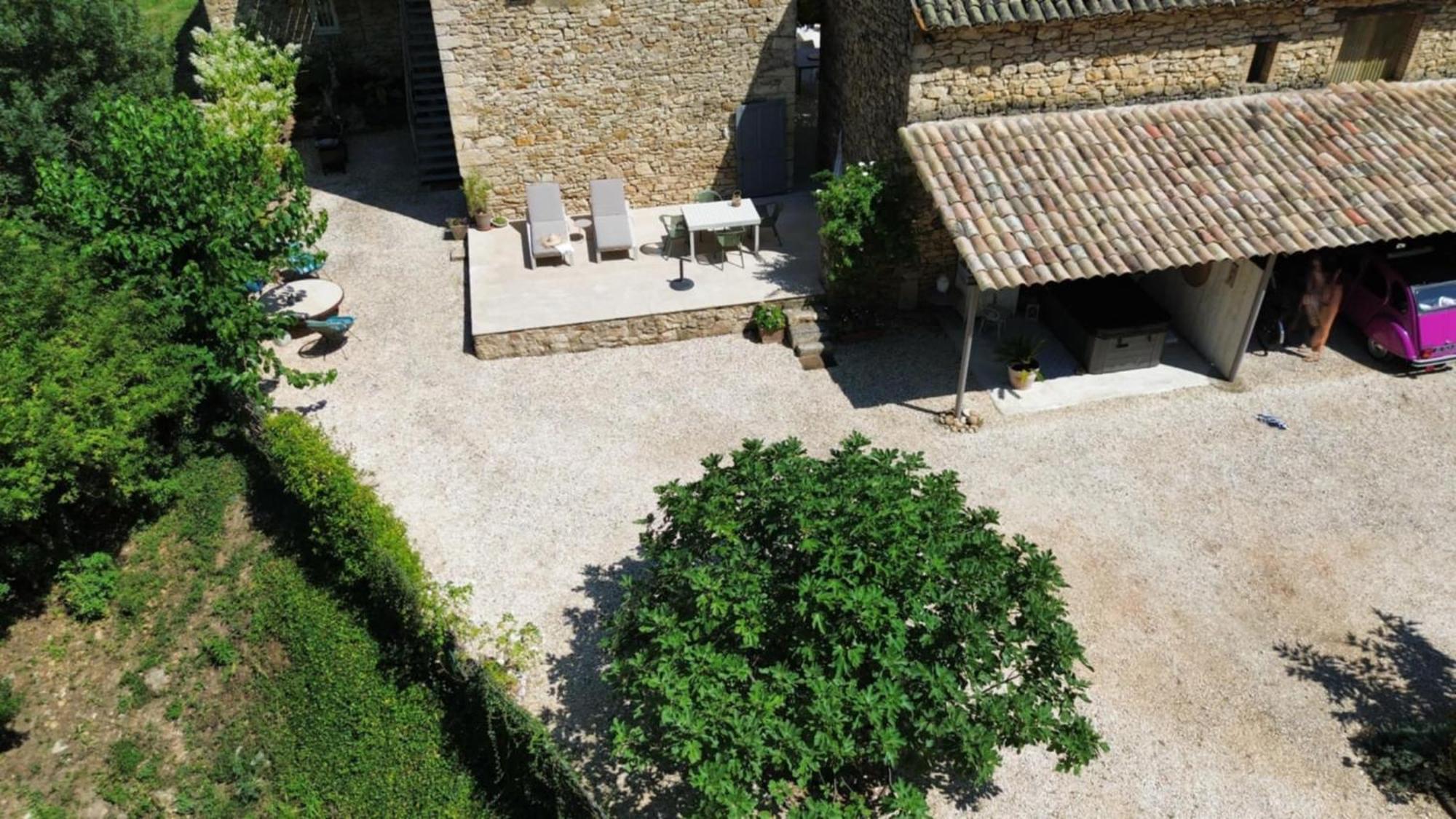 Le Gite De Montagnac La Roque-sur-Cèze Exteriör bild