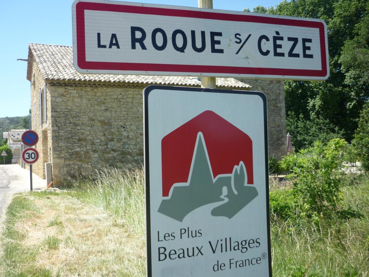 Le Gite De Montagnac La Roque-sur-Cèze Exteriör bild